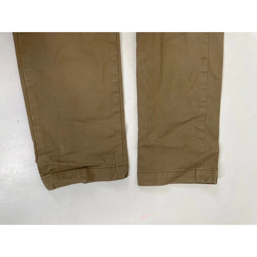 Banana Republic Fulton Skinny Chino Pants Mens 32x30 Khaki Tan Cotton Stretch